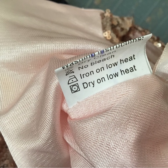 Champagne sequin dress nwot - Picture 8 of 9